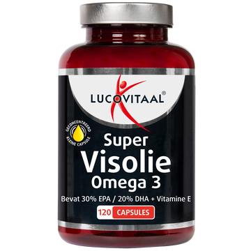 Lucovitaal Super Visolie Omega 3 Capsules 120 — 120 stuks
