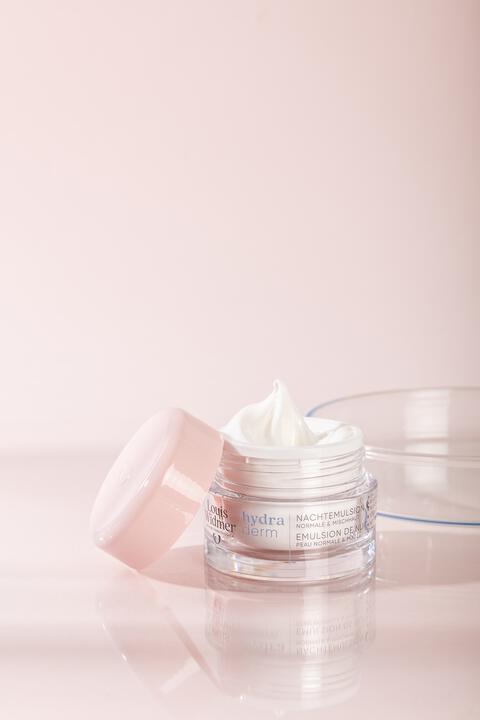 Louis Widmer Hydraderm Nachtemulsie Zonder Parfum 50 ML