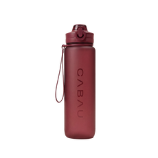Cabau Lifestyle Bloom Water Bottle Cherry Red 1 Liter