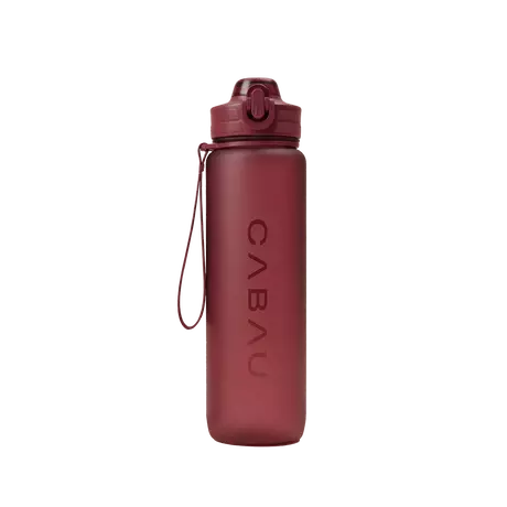 Cabau Lifestyle Bloom Water Bottle Cherry Red 1 Liter