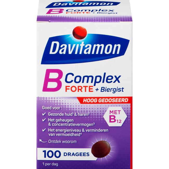 Verdikken douche Eik Davitamon Vitamine B-complex forte + Biergist 100 EA | Etos
