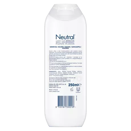 Neutral 0% Parfumvrije Douchegel 250 ML