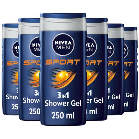 NIVEA MEN Sport Douchegel 250 ML Multipack 6 stuks