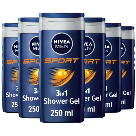 NIVEA MEN Sport Douchegel 250 ML Multipack 6 stuks