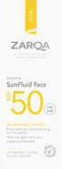 Zarqa Sun Fluid Face SPF50 Sensitive 50ML