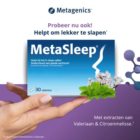 Metagenics MetaSleep Blister 30 Tabletten