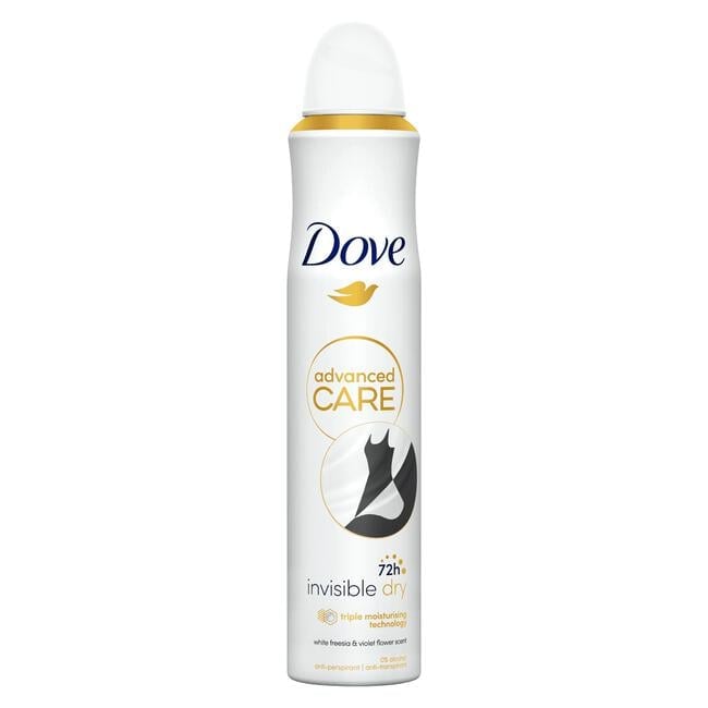 Dove Advanced Care Invisible Dry Anti-Transpirant Deodorant Spray 200 ML
