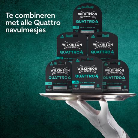 Wilkinson Sword Quattro Essential Sensitive Razor 1up
