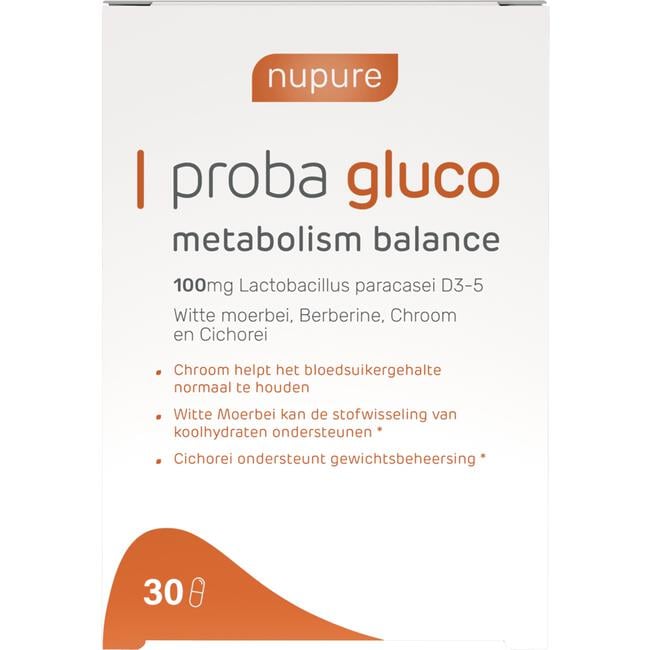Nupure Proba Gluco Capsules 30 stuks