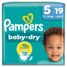 Pampers Baby Dry Luiers Maat 5 11-16 KG 19 stuks