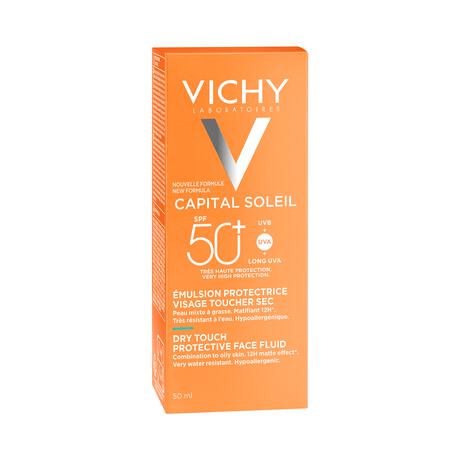 Vichy Capital Soleil Dry Touch Zonnecrème Gezicht SPF50 50 ML