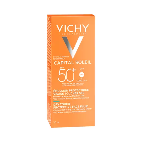 Vichy Capital Soleil Dry Touch Zonnecrème Gezicht SPF50 50 ML