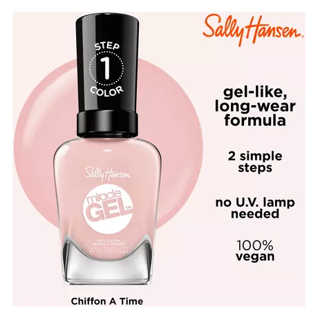 Sally Hansen Miracle Gel Nagellak 248 Once Chiffon a Time Roze 14,7 ML