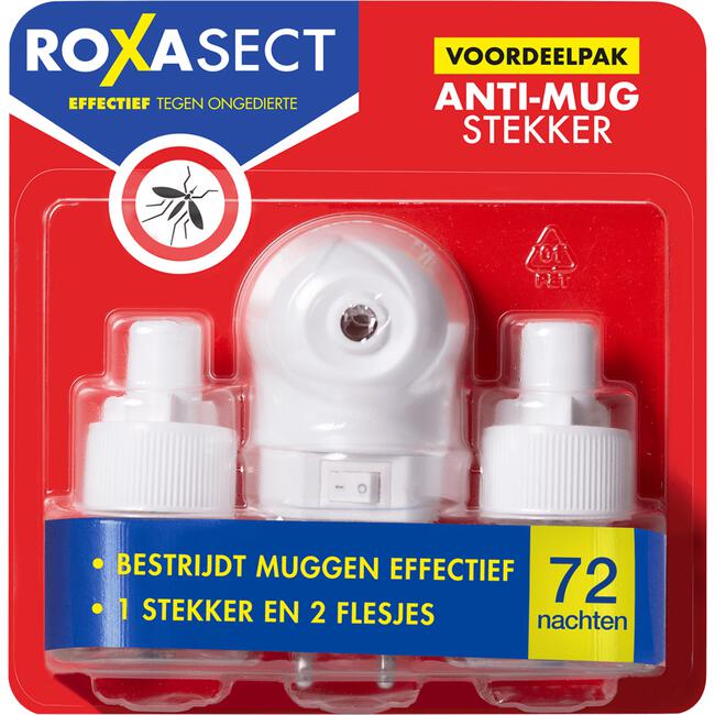 Roxasect Muggenstekker Actieverpakking Incl. 2 navullingen