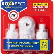 Roxasect Muggenstekker Actieverpakking Incl. 2 navullingen