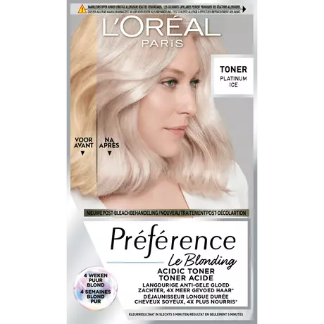 L Oréal Paris Préférence Toner 01 Platinum Ice
