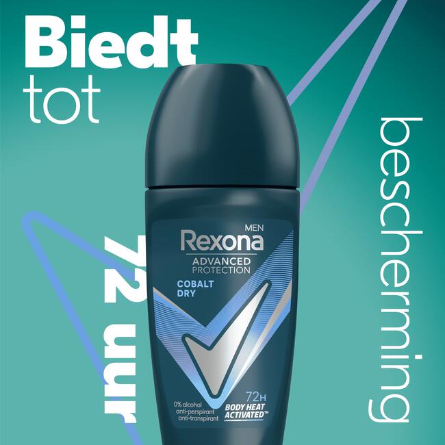 Rexona Men Advnaced Protection Cobalt Dry Deodorant Roller 50 ML