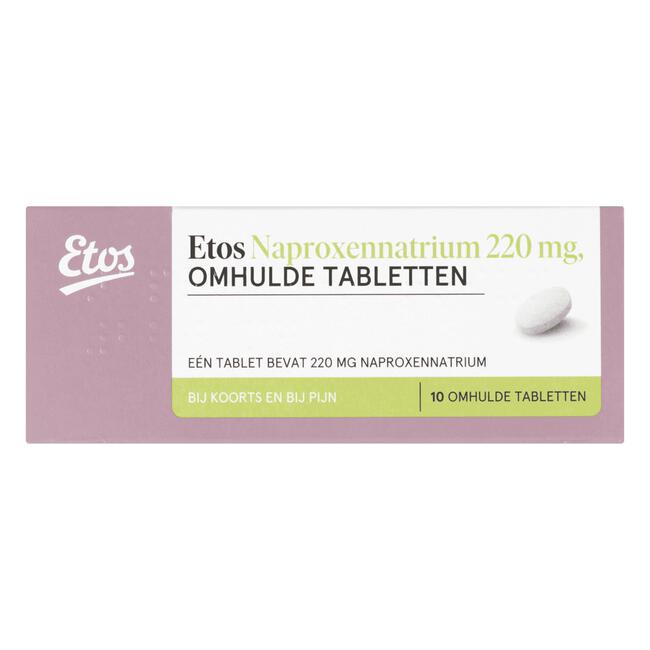 Etos Naproxennatrium 220 mg Omhulde Tabletten