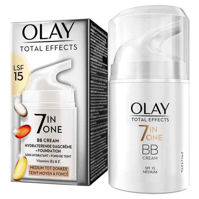Olay Total Effects BB Cream Medium-Donker SPF 15 50 ML