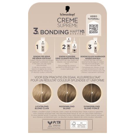 Schwarzkopf Creme Supreme Haarkleuring 8-16 Cool Asblond