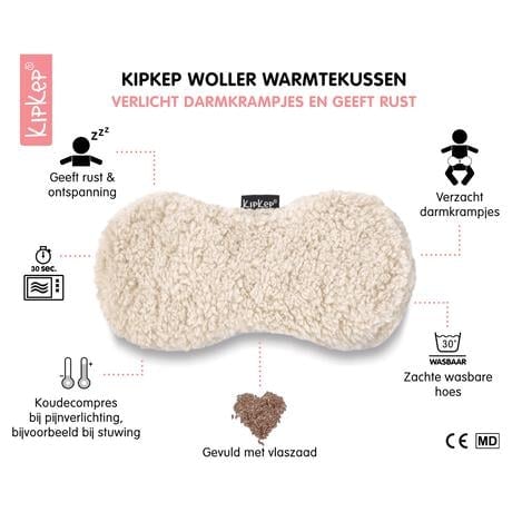 KipKep Woller Warmtekussen Teddy