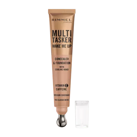 Rimmel London Multi-Tasker Wake Me Up Concealer Foundation 55 Classic Beige