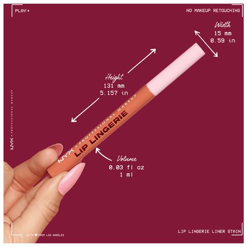 NYX Professional Makeup Lip Lingerie Liner Stain 06 Up To No Good 06 Bruin