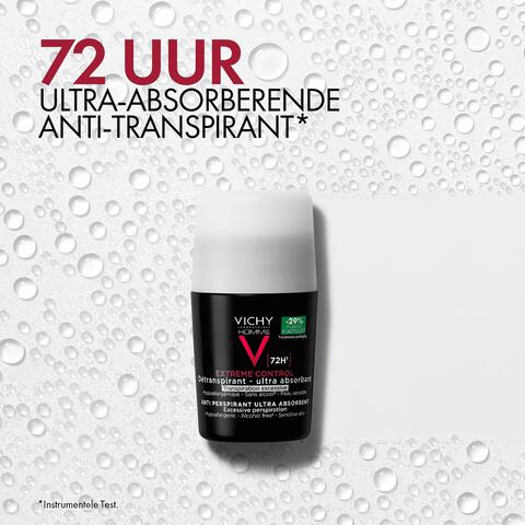 Vichy Homme Deodorant Roller 72U 50 ML