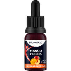 Lucovitaal Smaakdruppels Mango Perzik Suikervrij 20 ml
