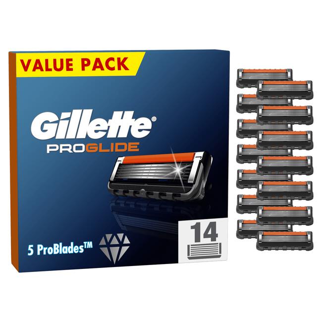 Gillette ProGlide Navulmesjes 14 stuks