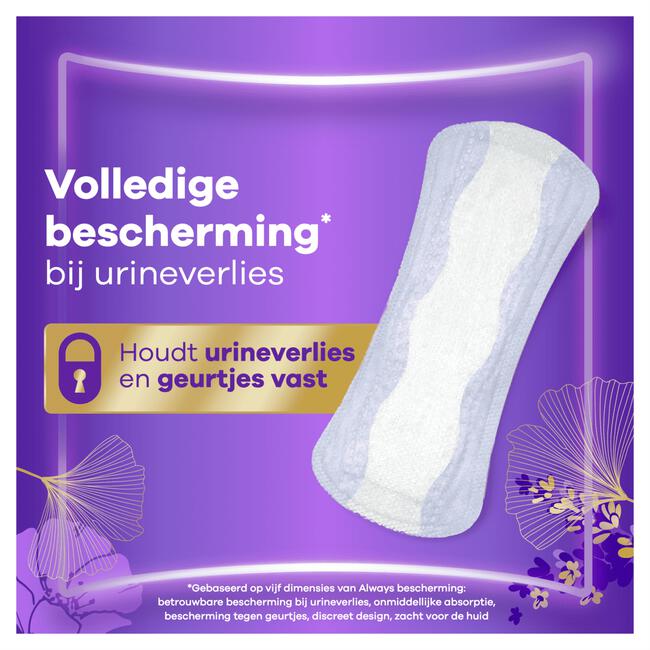 Always Discreet Incontinentje Inlegkruisjes Normal 28 stuks
