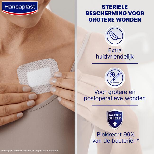 Hansaplast Sensitive XL Eilandpleister 5 stuks