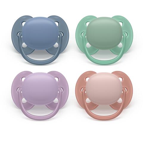 Philips Avent Fopspeen Ultra Soft 6-18M Double Pack, mixed - SCF091/44