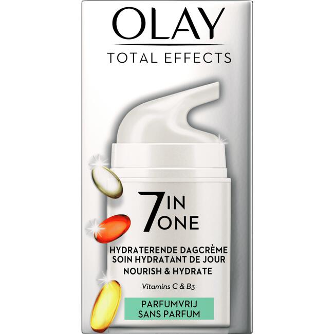 Mevrouw Noordoosten belofte Olay/Olaz Total Effects 7-in-1 Parfumvrije Dagcrème 50 ML 50 ML | Etos