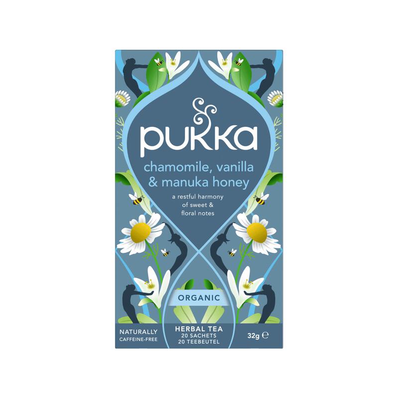 Pukka Theezakjes Organic Chamomille, Vanille & Manuka 20 stuks