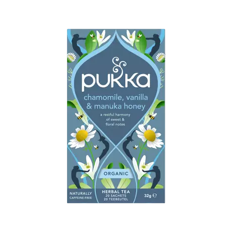 Pukka Theezakjes Organic Chamomille, Vanille & Manuka 20 stuks
