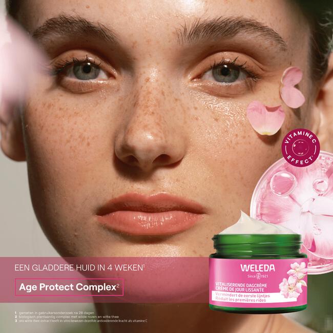 Weleda Wilde Rozen & Witte Thee Vitaliserende Dagcrème 40 ML
