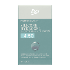 Etos Silicone Hydrogel Zachte Maandlenzen -4.50 3st.