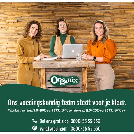 Organix Bio Knijpfruit Peer, Framboos