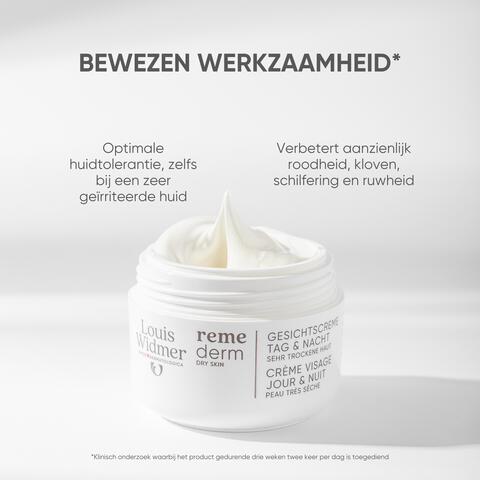 Louis Widmer Remederm Gezichtscrème Dag & Nacht Licht Geparfumeerd 50 ML