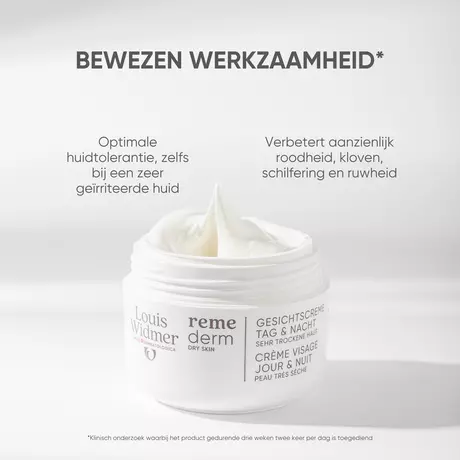 Louis Widmer Remederm Gezichtscrème Dag & Nacht Licht Geparfumeerd 50 ML