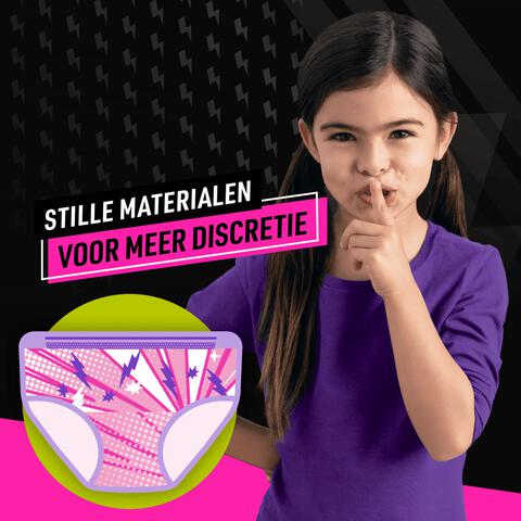 Ninjamas Pants Luierbroekjes Meisje Maat 8 8-12 Jaar 9 Stuks