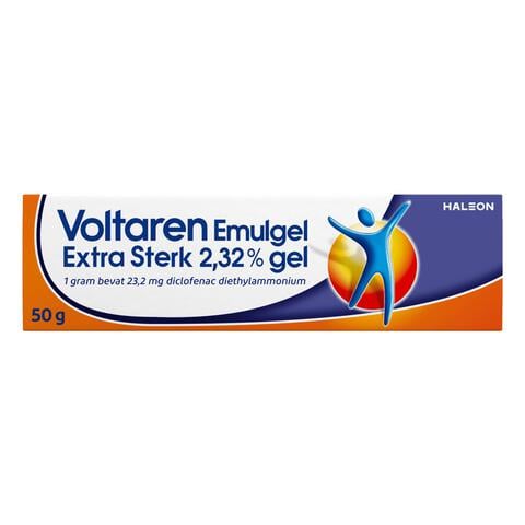 Voltaren Emulgel Extra Sterk 2,32% (diclofenac) 50gr bij Spier- of Gewrichtspijn