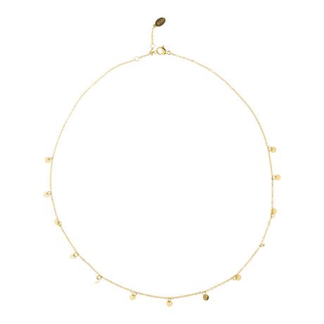 BiSjU Jewellery Ketting Munt Gold Plated