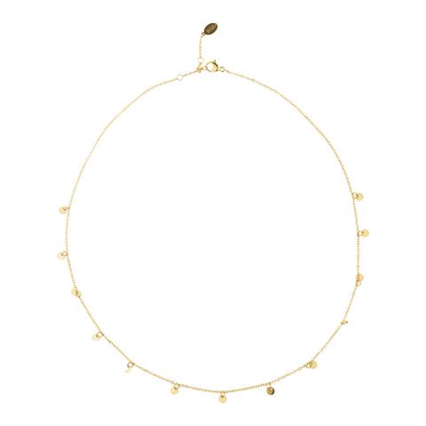 BiSjU Jewellery Ketting Munt Gold Plated