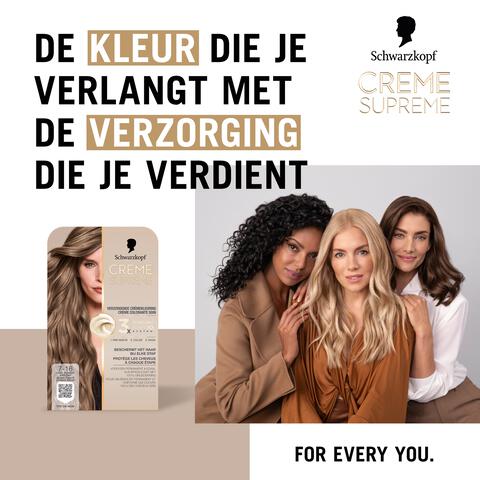 Schwarzkopf Creme Supreme Haarkleuring 7-16 Cool As Donkerblond