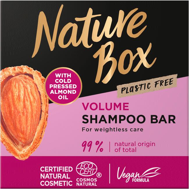 Nature Box Almond Oil Volume Shampoo Bar 85 GR
