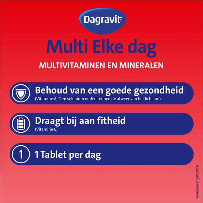 Dagravit Multi Elke Dag 60 stuks