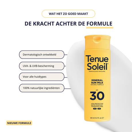 Tenue Soleil Mineral Sun Milk SPF30 125 ML