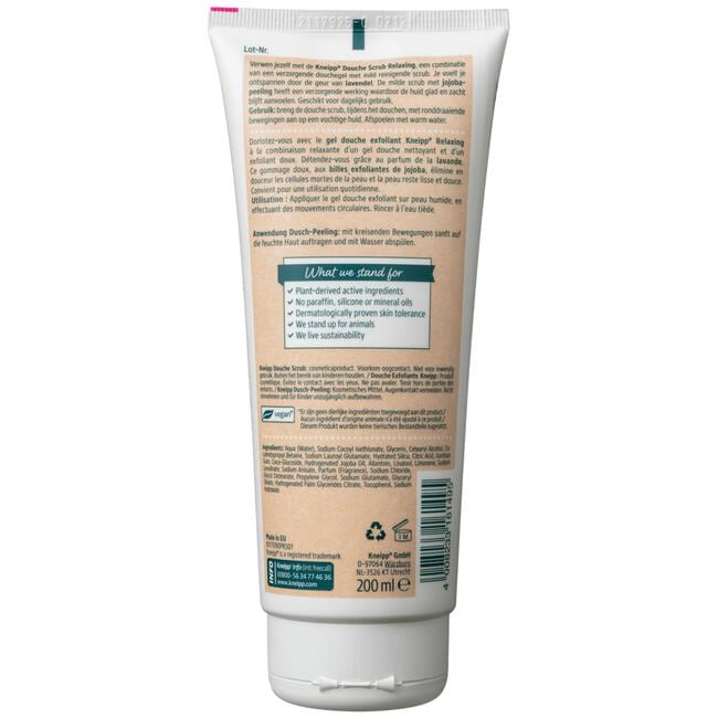 Kneipp Relaxing Douchescrub 200 ML